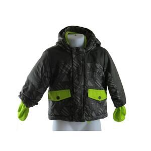 Baby Boys Jacket Cat & Jack Toddler Boys Geometric Print Ski Bomber Jacket 12M